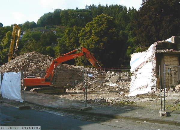 Abriss ehemalige Stadtbücherei, vormals Höhere Töchterschule