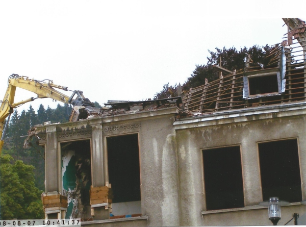 Abriss ehemalige Stadtücherei, vormals Höhere Töchterschule