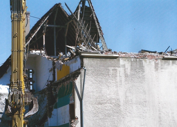 Abriss ehemalige Stadtbücherei, vormals Höhere Töchterschule