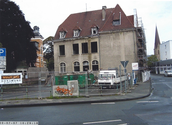 Abriss ehemalige Stadtücherei, vormals Höhere Töchterschule