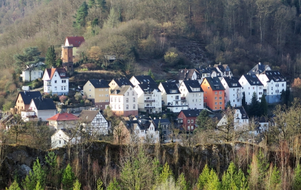 Blick zum Wasserturm (Aussichtsturm)