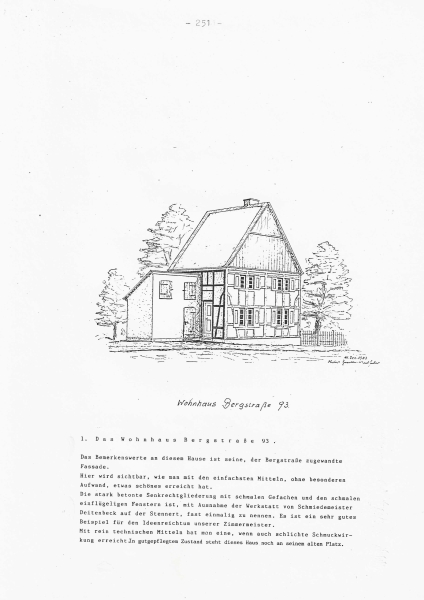 Wohnhaus Bergstraße 93