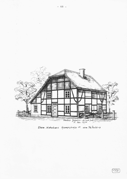 Ehem. Wohnhaus Kampstraße 11, heute Gaußstraße