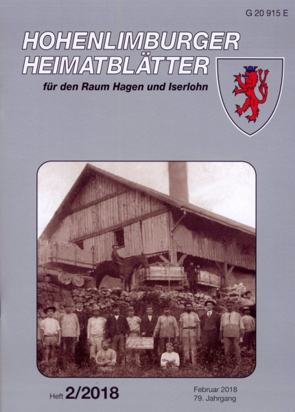 2018 02 Als ein Letmather die “Hohenlimburger Kalk-Werke” in Oege betrieb: Foto der Belegschaft um den Inhaber Heinrich Happe im Jahre 1897 oder 1896. Foto: Hohenlimburger Kalkwerke GmbH