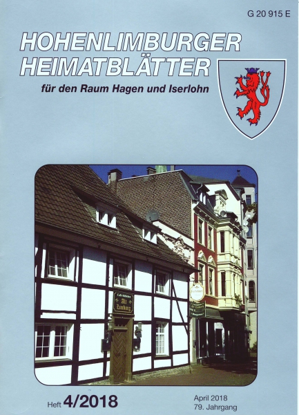 2018 04 Das Gebäude des einstigen Gasthofs August Boecker, Herrenstraße 4 in Hohenlimburg, über Jahrzehnte unter dem Namen “Alt Limburg” als Gaststätte, zuletzt als “Café-Stübchen” ein Begriff. Nach seiner Renovierung 2017 wiedereröffnet, heißt es heute “