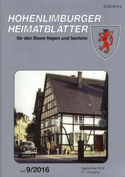 2016 09 Szene aus dem untergegangenen alten Elsey: Der einstige Vikarienhof, Esserstraße 19, ab 1882 als Gastwirtschaft Ostheide ein Begriff. Mit der Verbreiterung der Straße fiel das Gebäude 1972. Heute liegt hier der Eingangsbereich des Aldi-Markts. Fot