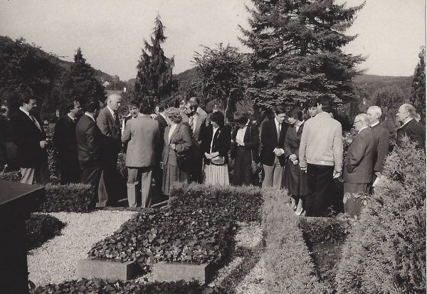 Gedenkstunde am Grab von Hermann Esser