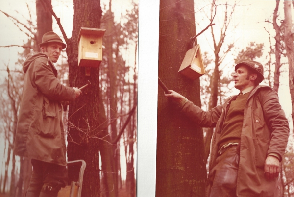 Nistkästen am Steltenberg 1975