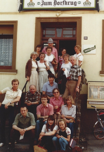 Wandern mit dem Heimatverein am 15.5.1982