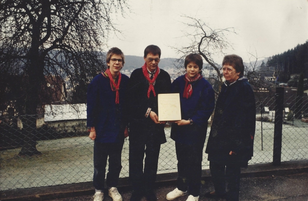 Folkert und Ulla Schuerhoff mit Ihren Söhnen