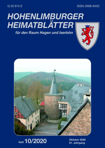 2020 10 Das Titelfoto symbolisiert den Ausgangspunkt der Geschichte Hohenlimburgs. Es zeigt den Innenhof des Schlosses, aufgenommen aus einer ungewöhnlichen Perspektive von Julia Dettmann im Jahre 2006.