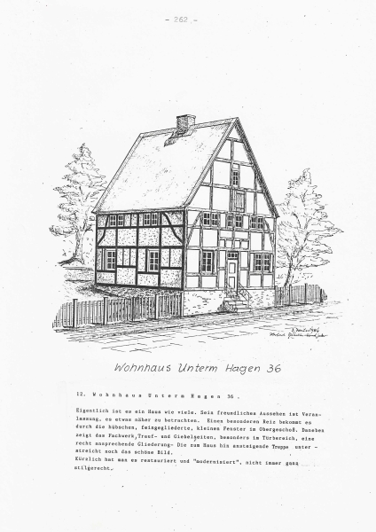 Wohnhaus Unterm Hagen 36