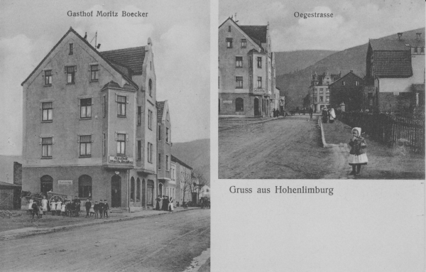 Gasthof Moritz Boecker, Postkarte