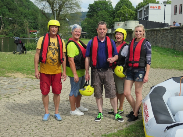 Rafting auf der Lenne