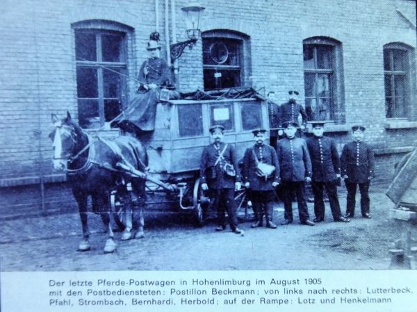 Pferde-Postwagen