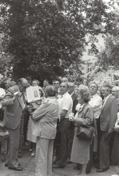 Besuch der Abtei Corvey 1982