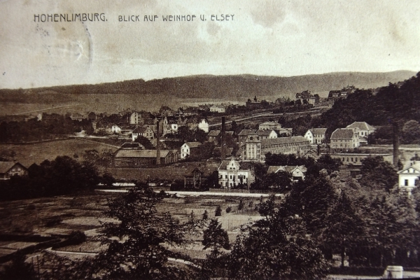 Blick auf Weinhof und Elsey