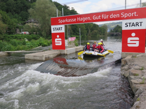 Rafting auf der Lenne