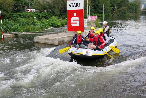 Rafting auf der Lenne