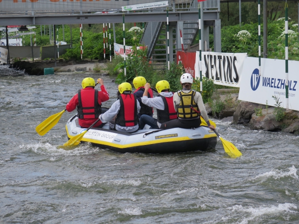 Rafting auf der Lenne