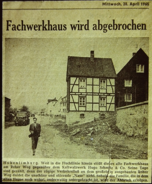 Fachwerkhaus Abriss