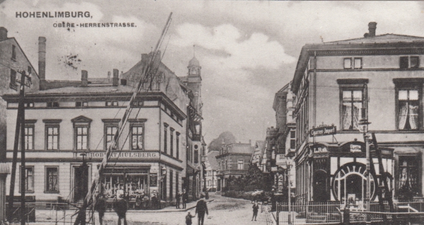 Herrenstraße Bahnübergang, um 1940