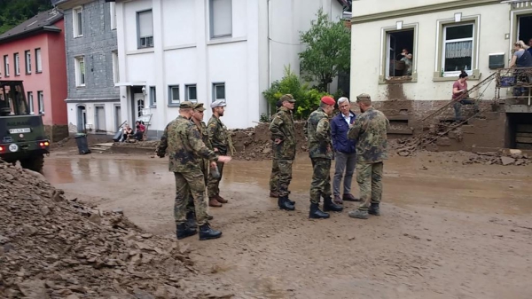 Lagebesprechung Flutschäden 13./14.07.2021