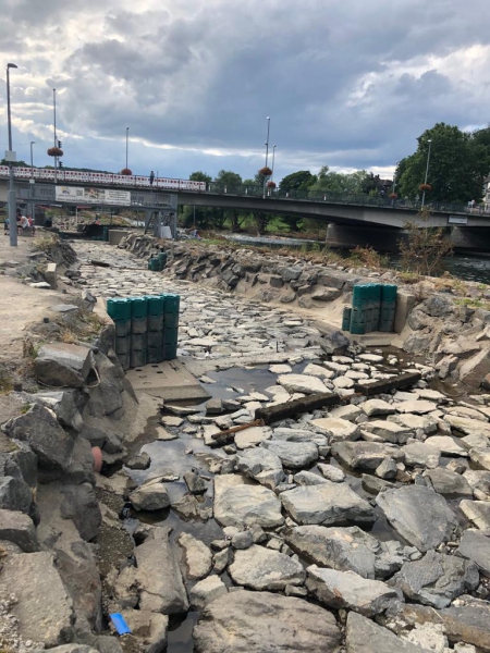 Kanustrecke Flutschäden 13./14.07.2021