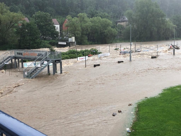 Kanustrecke Flutschäden 13./14.07.2021