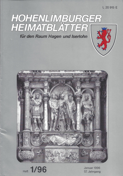 1996 01 Epitaphaltar des Domdechanten Heidenreich von Letmathe. Werk von Gerhard Gröninger (1582-1652)