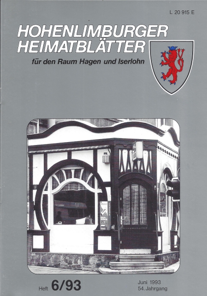 1993 06 Der Jugendstil-Pavillon am Haus Rath an der Herrenstraße 20 in Hohenlimburg. Foto: Peter Schöne, 1993