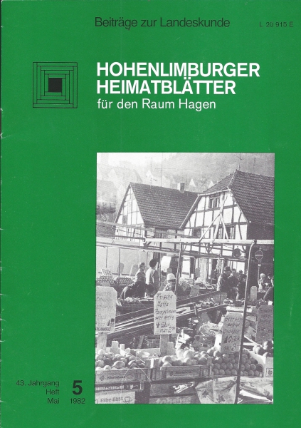 1982 05 Hohenlimburger Wochenmarkt auf dem neu entstandenen Marktplatz. Foto: Widbert Felka, 1979