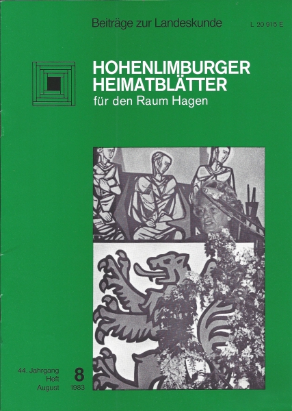 1983 08 Marie Schumann bei ihrer Rede zum 60jährigen Jubiläum des Kreisheimatbundes in Hohenlimburg 1983. Foto: Erdmute Hüning 1983