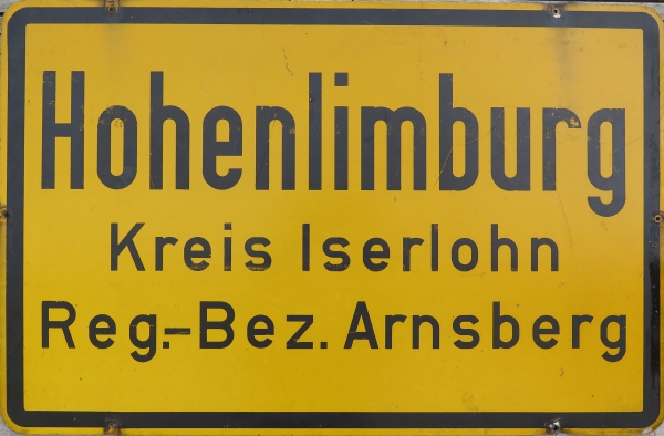 Ortseingangsschild Hohenlimburg