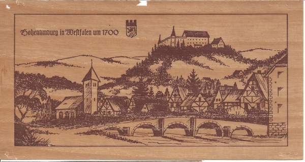 Hohenlimburg in Westfalen um 1700