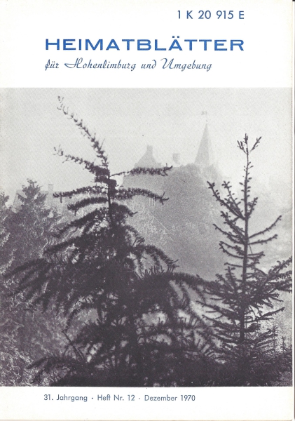 1970 12 Schloss Hohenlimburg - Schatten und Traum vergangener Sommertage. Foto: Willi Pröser, 1970