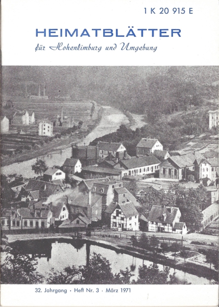 1971 03 Die Unternahmer mit Mühlenteich, Schlachthof, altem Gaswerk und Lenne, 1907