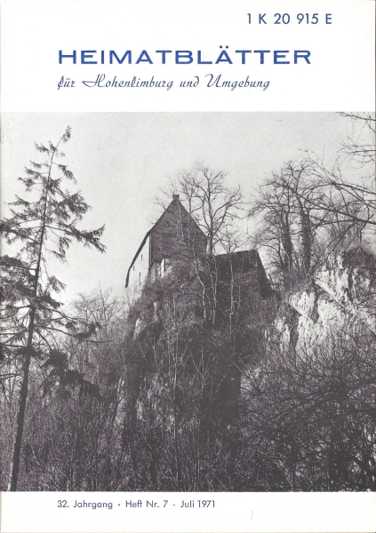 1971 07 Die heutige " Burg " Klusenstein. Foto: Kreisbildstelle Iserlohn 1970