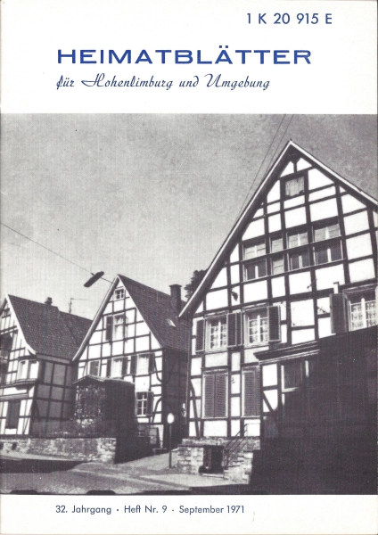 1971 09 Drei der " Sieben Kurfürsten "Foto: H.-J. Weiß, 1971