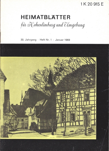 1969 01 Breckerfeld, Gesicht eriner alten Hansestadt. Radierung von Heinrich Reifferscheidt 1904