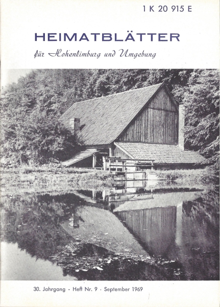 1969 09 Der " Alte Hammer " Lendringsen-Oberrödinghausen