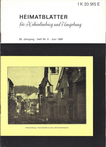 1968 06 Herrenstraße um die Jahrhundertwende