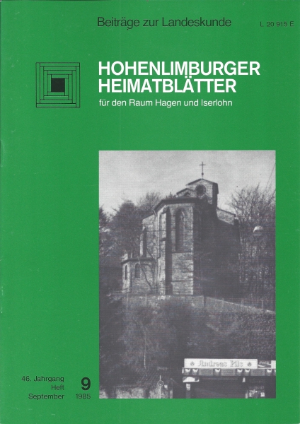 1985 09 Heutige altkath. Auferstehungskirche in Hagen. Foto: Frank Diekmann