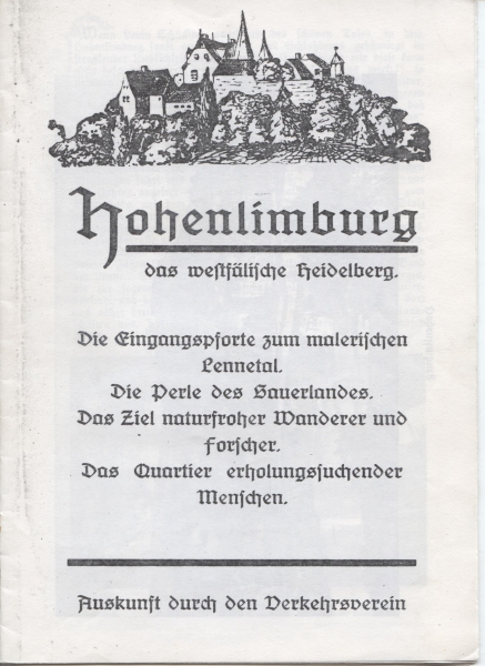 Hohenlimburg das westfälische Heidelberg