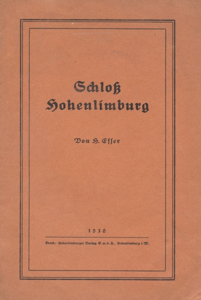 Schloss Hohenlimburg, 1930