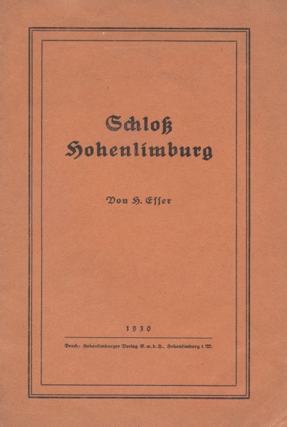 Schloss Hohenlimburg, 1930