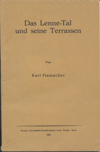 Das Lenne-Tal und seine Terrassen, 1931