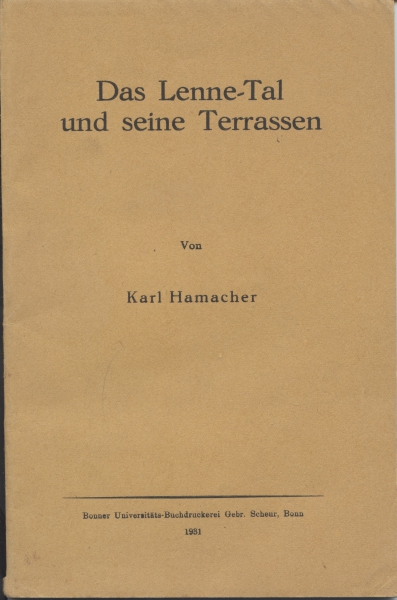 Das Lenne-Tal und seine Terrassen, 1931