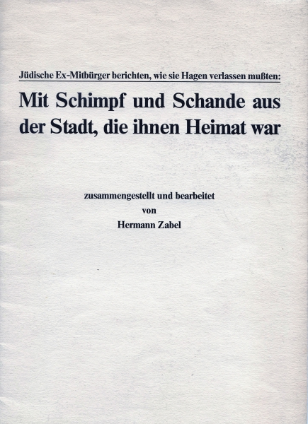 Mit Schimpf und Schande aus der Stadt, die ihre Heimat war