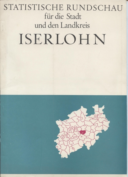 Statistische Rundschau für die Stadt und den Landkreis Iserlohn, 1968